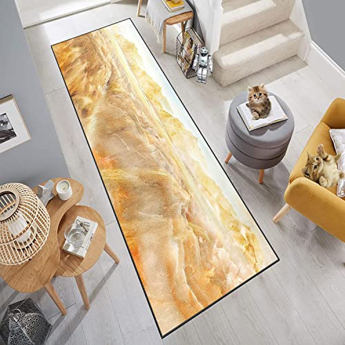 Yoosing LäUfer Teppiche Flur 120x400cm Teppich Waschbar Nach Maß Geruchsneutral für Küche Schlafzimmer Wohnzimmer