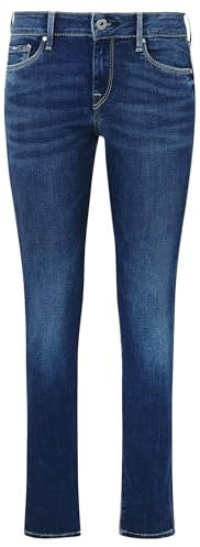 Pepe Jeans Soho Vaqueros para Mujer Skinny Fit Tiro Medio Denim, 28W / 32L