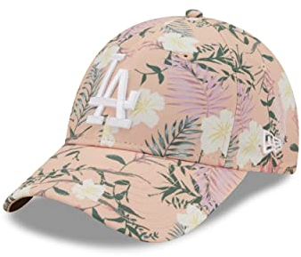 New Era Los Angeles Dodgers Damencap floral Blumen rosa verstellbar MLB Accessoire - One-Size