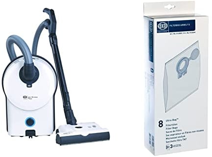 SEBO 90951GB AIRBELT D4 PREMIUM ePower, Arctic White, 37.0 cm*25.0 cm*49.0 cm D Series Cylinder Ultra Bag