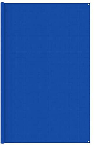 vidaXL Zeltteppich Vorzeltteppich Campingteppich Vorzeltboden Zeltboden Camping Teppich Wohnwagen Terrasse Outdoor 300x400cm Blau HDPE