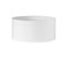 Pantalla Cilindrica Dori E27 Blanca 45Dx45dx22h Cm Tejido Popelin