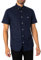 GANT Mens Fit Classic Poplin Short Sleeve Shirt Marine L