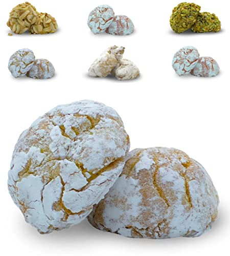 BRICIOLIAMO... [ 1 kg. ] - Paste di Mandorla Artigianali Fresche - MANDORLA 40% - 6 GUSTI DISPONIBILI/BOX MISTO - Dolci Tipici Siciliani, Prodotte in Sicilia. (Limone, BOX | 1 kg)