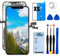 Dinow für iPhone XS Display Bildschirm(Schwarz) 5,8 Touch Screen Ersatz, Display iPhone XS Digitizer Frame Assembly mit 3D Touch + Tool Kit mit Modell A1920, A2097, A2098, A2100