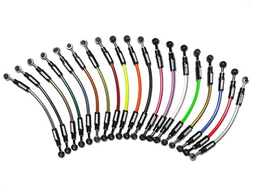 Tubi freno Accossato in Treccia Areonautica per Kawasaki Z750 dal 2004 al 2006 (CC 750)