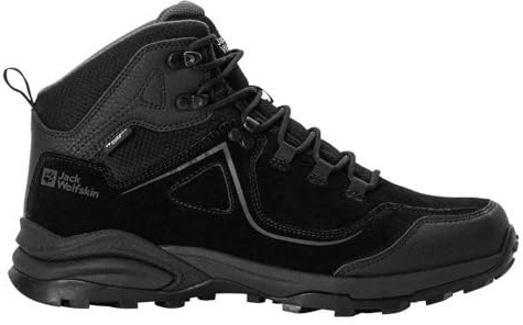 Jack Wolfskin Herren Sunset Hike Texapore Mid M Wanderschuh, Schwarz, 44.5 EU