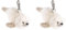 Schaffer Knuddel mich! Schaffer 220 Plüsch Schlüsselanhänger Robbe Roberta, 8-12 cm (Packung mit 2)