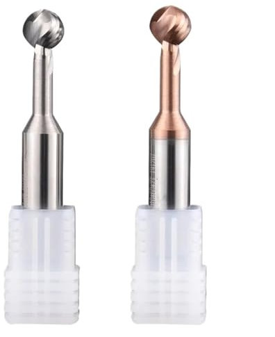 Kugel-T-förmiger Bogenfräser, Lollipop-Schaftfräser, Vollhartmetall-3D-CNC-Fräser R0,5-R10 For Stahl Und Aluminium (Size : R3xC10xD6x50L-2F)