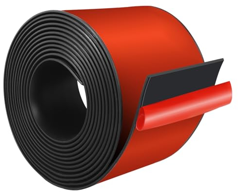 Tiras De Goma, Neopreno Rollos Sellado de Goma Para Protección de Suelos, Bricolaje, Antivibración