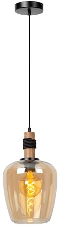 LUCIDE ILONA - Pendelleuchten - Ø 22 cm - 1xE27 - Amber