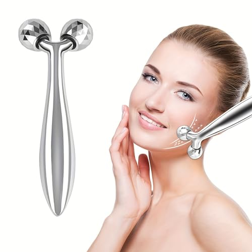 trabag 3D Roller Appareil de massage du visage raffermissement de la peau, bande de rides, rotatif à 360 degrés, masseur de visage fin, en forme de Y, appareil de massage du visage, raffermissant,