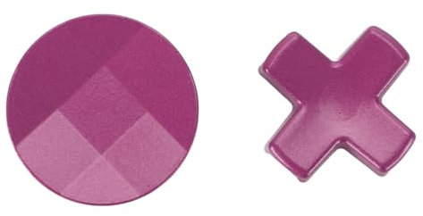 Pad a D standard sfaccettato, tasto direzionale sensibile, pad magnetici per controller di gioco (viola)