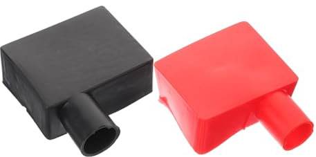 SEWOART Batteriepolabdeckungen Aus Silikon Passgenaue Schutzkappen Für Autobatteriepole Langlebiger Pol Isolierschutz Einfach Montierbar Zubehör Für Fahrzeugbatterien