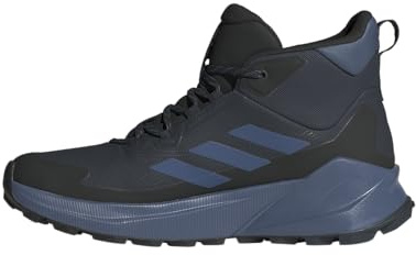 Adidas Mens Terrex Trailmaker 2.0 Mid Top Gore-TEX Hiking, Aurora Ink/Wonder Steel/Black, 8.5