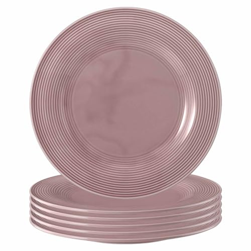Seltmann Weiden [DL] Beat Speiseteller rund 27,5 cm rund mit Relief Altrosa [RAB] [SP] UVP: 23,40