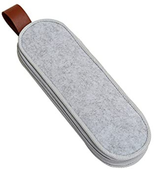 PHENOFICE Filz Bestecktasche Tragbar Für Messer Gabeln Strohhalme Outdoor Camping Picknick Aufbewahrungsbeutel Aus Filzstoff Für Besteck Geschirr Praktische Tasche Für Reisen