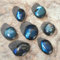 arana's Labradorite Pierre Naturelle - Pierre de Palme pour Relaxation Stress Méditation Yoga Bien-être - Polie artisanale faite à la main - Cristal pour lithothérapie (Labradorite, 6-7 cm)