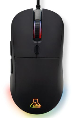The G-Lab – Kult Cobalt – Mouse Gaming con Filo USB fino a 12.800 DPI, Ultra Reattivo, Leggero e Confortevole, 6 Pulsanti Programmabili, RGB – Mouse da Gaming 100% Personalizzabile – Novità