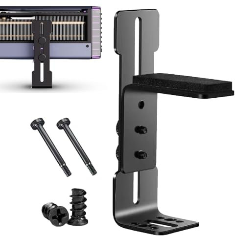 Huvqianu Support GPU pour PC de bureau, support GPU pour ordinateur, support de carte graphique pour PC, support de carte graphique réglable, support de carte graphique anti-déformation, support GPU