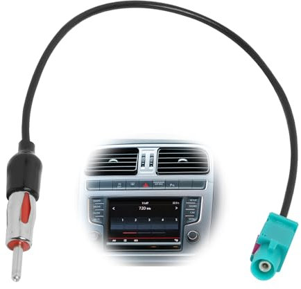 Adaptateur Antenne Autoradio, Câble Fakra Z Mâle Femelle vers DIN Prise Connecteur Raccord Radio Voiture, Câble Adaptateur Autoradio pour Audio Stéréo de Véhicule et Lecteur Multimédia