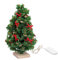 Miniature Dolls House Christmas Tree with Lights, 1/12 Scale Dolls House Christmas Tree, Light up Christmas Tree Desktop Ornaments, Realistic Christmas Tree for Dolls House, Doll House Accessories/96