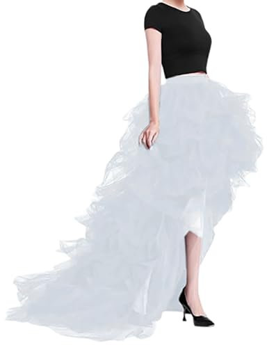 Gonna Tulle Bianca Bambina Vestito Bianco Tulle Donna Tulle Viola Gonna Tulle Fucsia Donna Gonne Arancione Vestito Corto Costumi di Carnevale Adulti Donna Gonna di Tulle Bambina Gonne Longuette