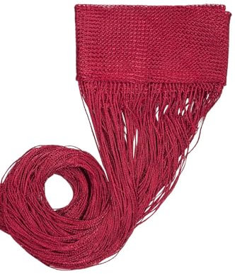 Tenda a Fili Elegante Porte Finestre Pannello Divisorio Camere Stanze Ambienti 100x200 Cm Bordeaux