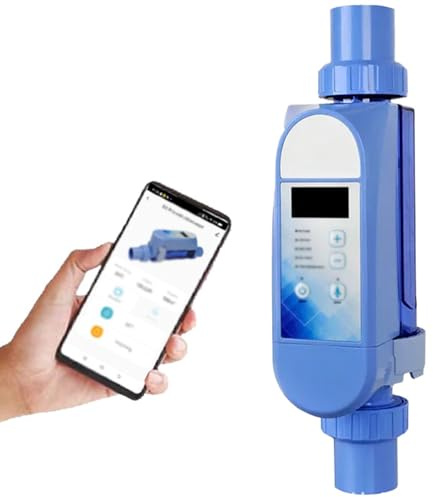 Smart Salzwasser-Pool-Chlorinator-System, bis zu 22000 Gallonen Pool, Salzpool Chlorgeneratorsystem, integriertes WLAN & App-Fernbedienung mit intelligentem Digital-Panel