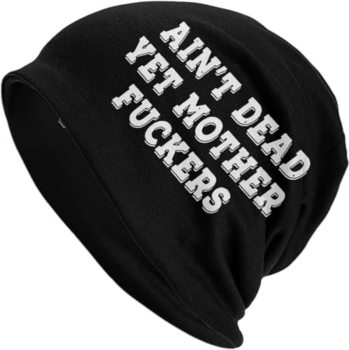 Black Ain't Dead Yet Mother Fuckers Herren Strickmütze Beanie Mütze