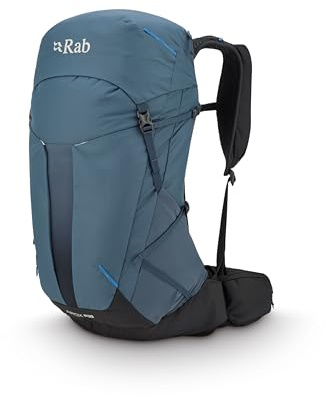 Rab Herren Airox Rucksack - Leichter atmungsaktiver Rucksack zum Wandern, Trekking, Rucksackreisen - Tempest Blue - 30 Liter (Rückenlänge - Medium/Large)