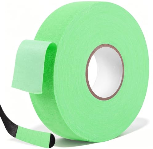 Ruban Hockey Adhésif Tape Crosse Hockey Bande Glace Autocollant 2.5cmx25m | 2.5cmx25m Ruban Baton de Hockeys Grip Tape Antidérapant pour Badminton Raquette de Ping Pong Corde