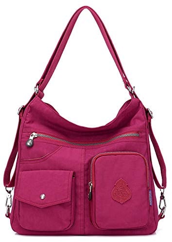 Outreo Kuriertasche Damen Schultertasche Umhängetasche Handtasche Designer Strandtasche wasserdichte Messenger Bag Rucksäcke Sporttasche Taschen für Mädchen Reisetasche Nylon