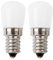 ZSZT Bombillas de frigorífico E14 LED 2W equivalente de bulbo del halógeno 15W, Blanco Cálido 3000K bombilla maquina de coser, 2 unidades