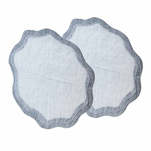 Nuby - Imbottiture da giorno per l'allattamento - Imbottiture monouso per l'allattamento - Con strisce adesive per una tenuta sicura nel reggiseno - 30 pezzi: 28 neri e 2 bianchi - Nero