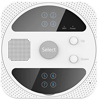 aixi-SHS Controllore per Irrigatore giardino WiFi Interni timer irrigazione automatica tuya, compatibile con Alexa (8 zone senza adattatore AC24V)