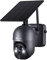Ctronics 2K 3MP Überwachungskamera Aussen Akku 355°/95° Schwenkbar mit Solarpanel, Kabellos PTZ WLAN IP Kamera Outdoor, PIR und Radar Erkennung, Farbige Nachtsicht mit Spotlight, 2-Wege-Audio