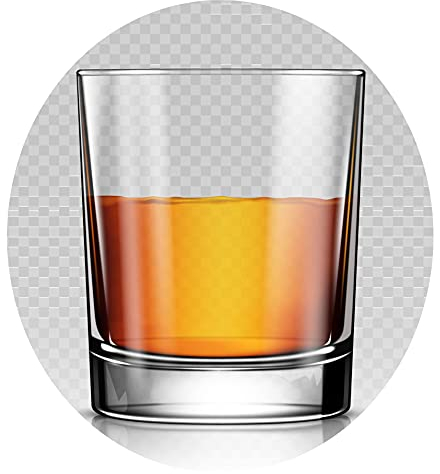 Topkapi Tiki Shotgläser Luna I Shotgläser 34ml für Tequila, Wodka, Rum Schnaps, Sambuca, Ouzo, Raki I Spülmaschinenfest I Stamper I Tiki Bar Serie I 4 Stück