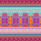 Loussiesd Boho Mandala Stoff,Meterware,böhmischer gestreifter europäischer Blumen Polsterstoff für Stühle,geometrischer Retro Dekostoff für Polster und Heimwerkerprojekte,920x160cm,Rosa