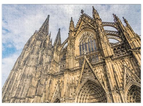 MyPuzzle Kölner Dom, Denkmal der gotischen Architektur in Köln - Premium 500 Teile Puzzle - MyPuzzle Sonderkollektion von Puzzle Galaxy