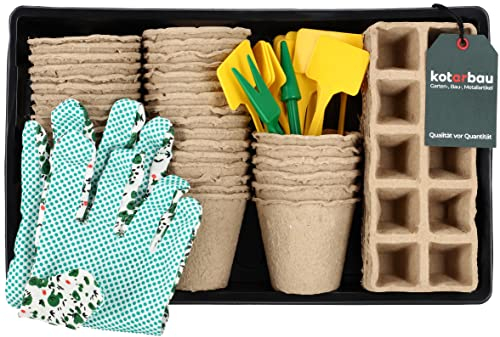 KOTARBAU® Invernadero para interior con macetas y accesorios orgánicos
