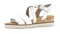Gabor Damen Keilsandalen, Frauen Sandalen,Moderate Mehrweite (G),Keilabsatz,Wedge-Heel,flach,Sommerschuhe,Weiss (Kork),40.5 EU / 7 UK