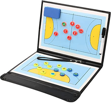 REALN Handball Trainer Tafel, Magnetisches Taktik Trainer Brett, Faltbares, Handball Taktik Brett, Trainer Geschenk