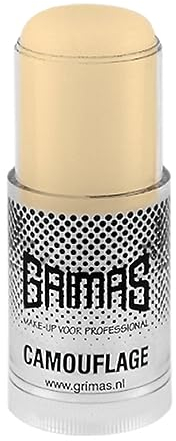 GRIMAS Profi Concealer Camouflage Stick, 23ml, Hautfarbe G0, professionelles stark deckendes und kaschierendes Make-Up für Tattoos, Feuermale, Augenringe, Pigmentflecken und vieles mehr