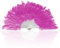 Rumyve Folding Handheld Feather Fan, 1 piece 1920s Vintage Folding Fan, Photo Shoot Halloween Dance Wedding Party Retro Party Dance Tea Party (Purple)