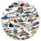 60 Stück Hubschrauber Aufkleber Auto Laptop Telefon Gitarre Skateboard Motorrad Fahrrad Militärhubschrauber Stickers Set Vinyl Wasserdicht Aesthetic Aufkleber für Jugendliche Kinder Erwachsene