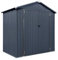 Westmann Stahl Gerätehaus Minor 64 | Anthrazit | 119x183x196 cm