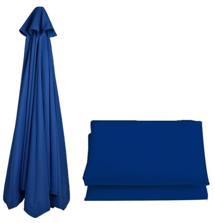 200/270/300cm 6/8 Streben Sonnenschirm Ersatzbezug Dicker Und Starker Ersatz-Bezug Für Sonnenschirm Marktschirm Ersatzbespannung Wasserdicht Für Outdoor Terrassenschirm Strandschirm Sonnenschirm(Color
