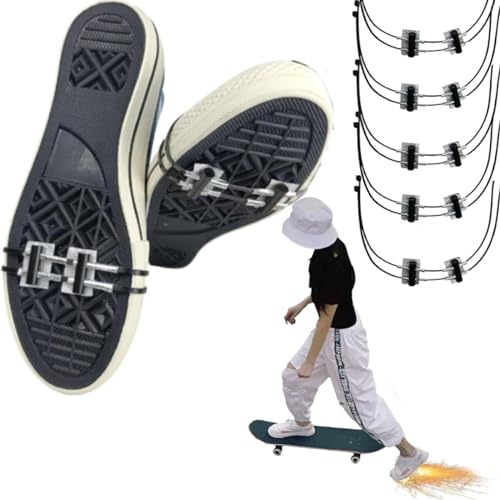 Fahrrad-Reibungs-Funken-Werkzeug-Pad, Motorrad, Fahrrad-Pad, Skateboard-Zubehör, Fußbremsfunken, Fußdruckschieber, Reitschuh-Abdeckung, 5 Stück