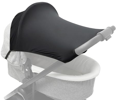 U-niversal Sonnensegel für Kinderwagen UV Schutz 50+/ Sonnenverdeck,Sonnenschutz Kinderwagen FüR Babyschale, Kinderwagen, Anti-Wind Und Anti- Uv